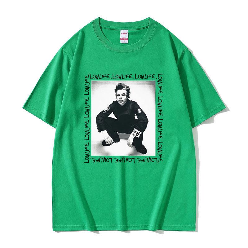 Rocker Yungblud Lowlife Album T Shirts Unisex Women Fashion Rock Vintage Short Sleeve Tshirts Casual Oversized Tshirt Streetwear