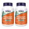 Now Foods Potassium Plus Iodine Tablets 180 Tablets 2 pcs