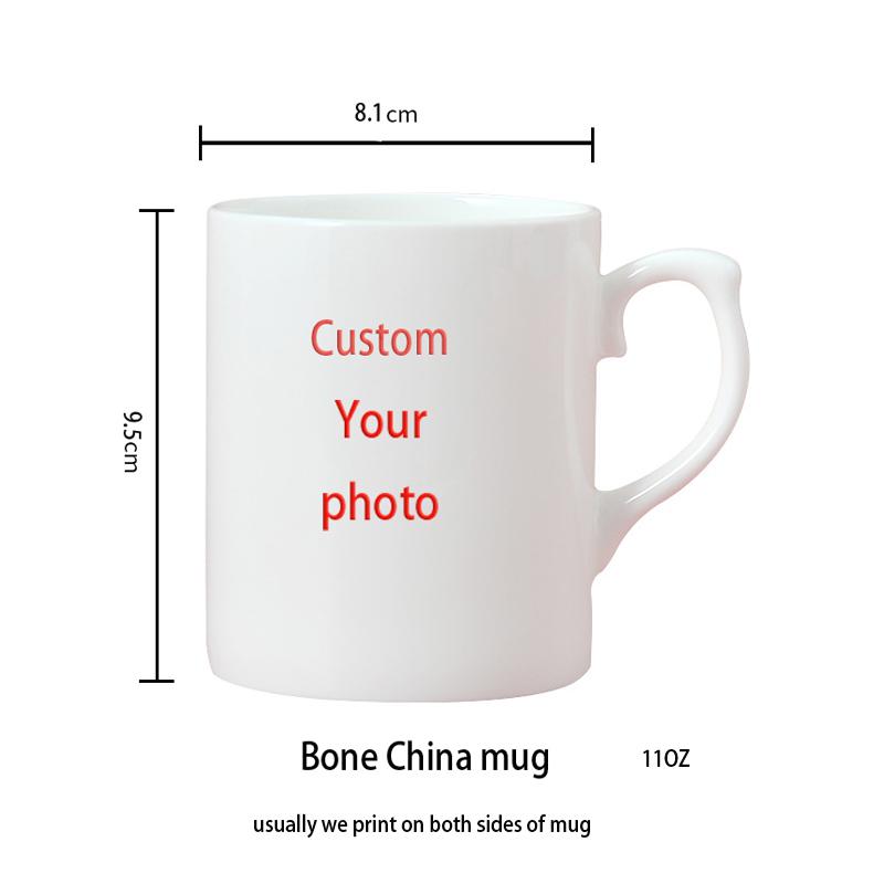 Customize Photo Black Coffee Mug - Personalized Dog Cat Familay Lover Photos Cup Tea Cup with Names Mothers' day Surprised Gift