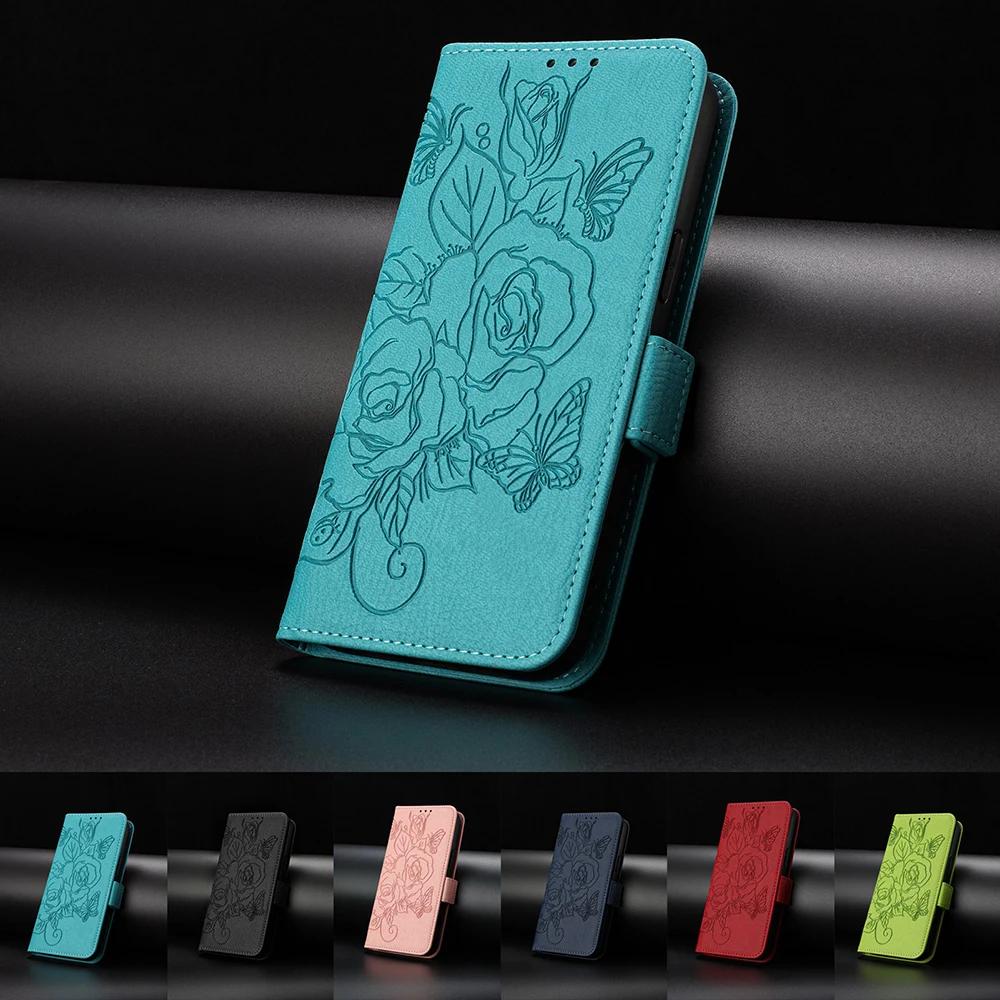RFID Shielding Wallet Case For ZTE RedMagic10 Air Blade V70 V60 Vita Z60 Ultra A35 A35E A53 Pro A73 A75 Axon 60 Lite Phone Cover