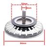 1pc 84mm Stainless Steel Rubber Seal Sink Strainer Stopper Waste Stainer Replacement Kitchen Supplies Bathroom Supplies6