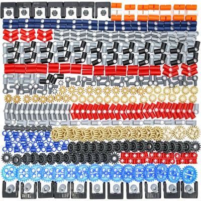 Domoni 452 детали Технический набор шестеренок Совместимость с наборами Lego Шестерни Ось Штифт Соединитель для макета робота Строительные блоки Кирпичи DIY 8/12/16/24