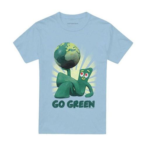 Gumby Unisex Adult Go Green T-Shirt