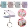 1PC Pockets Jewelry Portable Key Chain Mini Photo Albums 2 Inch Photos Holder For Photos Cards