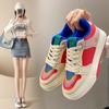 Women's Fashion Sneakers Lace Up Vulcanized Shoe Couples Non Slip Platform Woman Sports Shoes Comfortable Casual Board Shoes