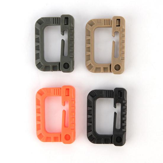 Многофункциональная пряжка для подвешивания, прочная, для путешествий на открытом воздухе, скалолазания, пешего туризма, охоты, крепления для рюкзака, карабин с D-образным кольцом