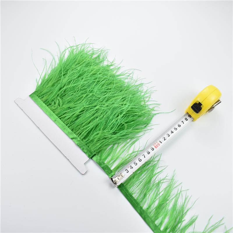 Перья1Метр Натуральная бахрома из страусиных перьев 8-10 см Цветные пушистые перья Отделка для шитья платьев Декор одежды Декор для вечеринок