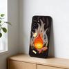 Аниме C-Calcifer-ES Милый чехол для телефона Samsung Galaxy A91,80,73,72 ,71,53,52,32 ,31,22,21s,20, Мягкий черный чехол