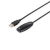 BUFFALO USB2.0 Repeater Cable (A To A) 5.0m Black BSUAAR250BK