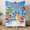 1Pc Happy Holiday Celebration Blanket Soft And Comfortable Casual Warm Camping Travel Christmas Halloween Gift M92149