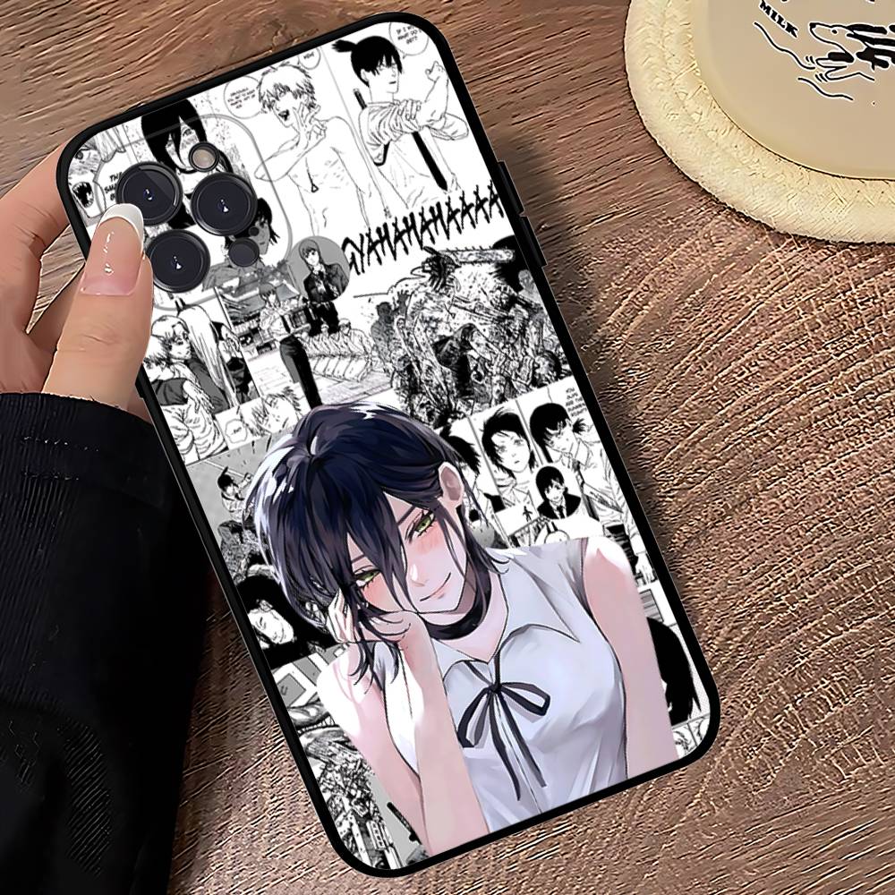 Крутой чехол для телефона с аниме R-Reze Для iPhone 17 16 15 16e 14 13 12 11 Pro Max Plus Чехол Обложка Coque
