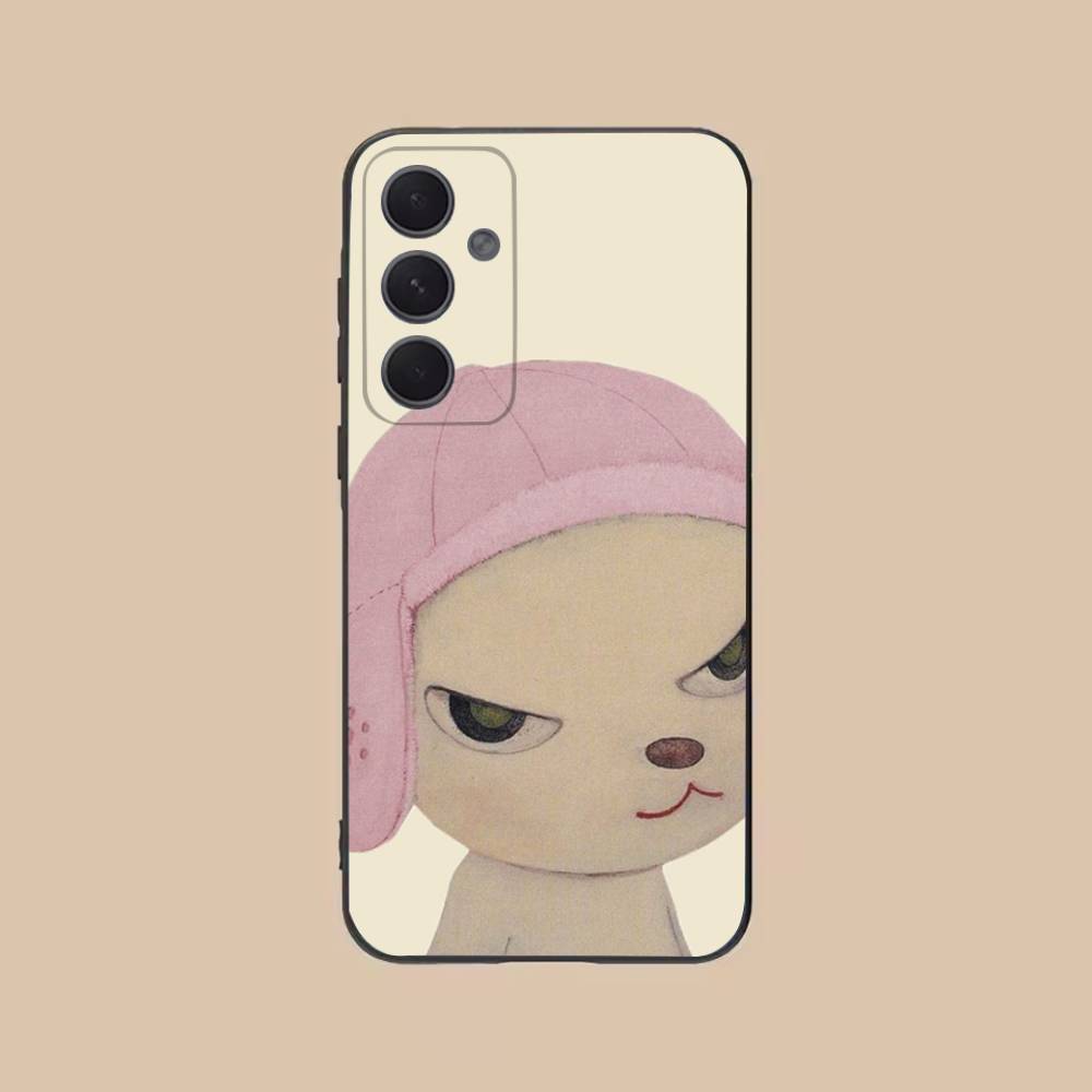 Y-Yoshitomo N-Nara Чехол для телефона для Samsung S25,24,21,22,23,20,S30,Ultra,Plus,Fe,Lite,Note,5G Черный Чехол