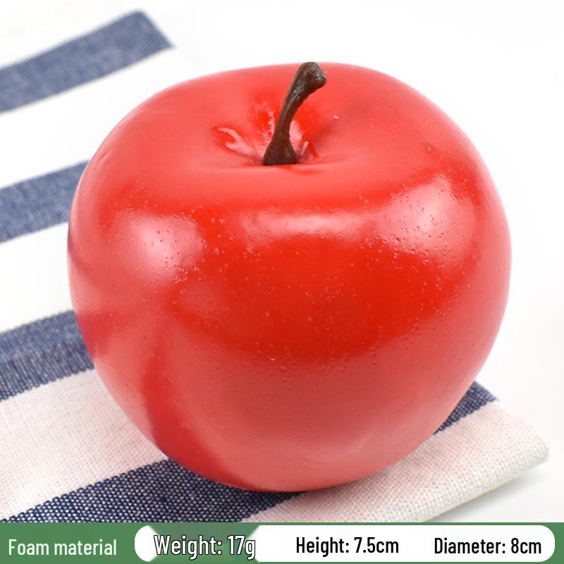 Искусственное яблоко Red Delicious для украшений