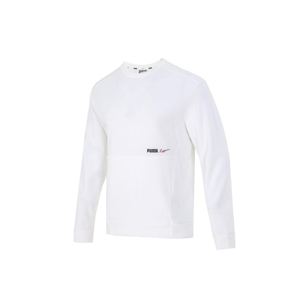 Puma Training Sports Breathable Crew Neck Sweatshirt Men Tops White 846532-02