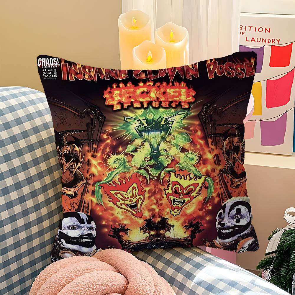 ICP Insane Clown Stitch Подушка с рисунком Счастливый Дракон Наволочка Чехол на подушку для дивана Декор для дома Детский подарок