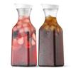 32OZ 1000ML Juice Carafe Plastic Fridge Beverage Containers Simple Drink Pitchers Pantry Storage