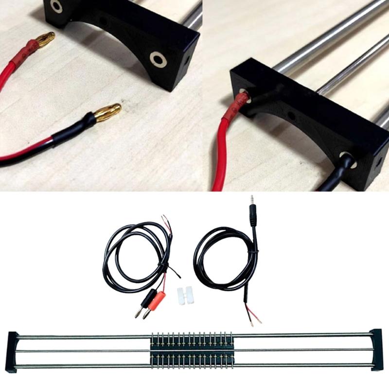 50cm Train Track 1/87 Scale Model Railroad Tracks Treadmill Track Bearing with 8 Rollers for Collectors Enthusiasts