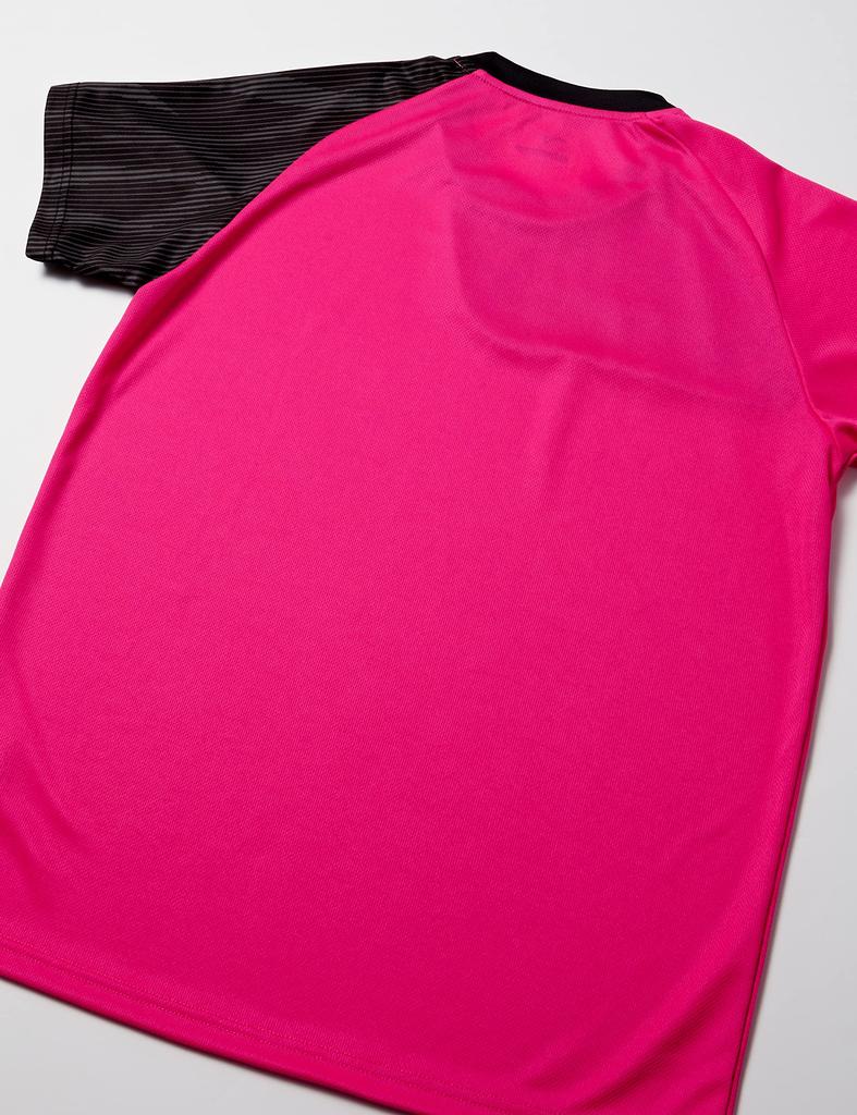 Mizuno Training Wear Short Pink 32MAA120 T-Shirt, Sleeve, Moisture-Wicking, Quick-Drying, Glow, XS,