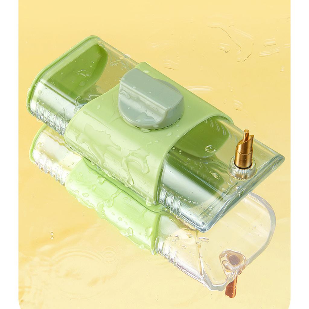 300ml Plastic Small Pet Water Drinking Fountain Bottle Feeder Parrot Dispenser Feeder Cage Hangable Bottles Leak Proof