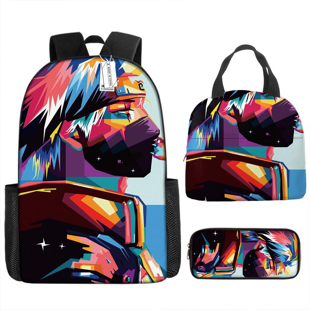 Рюкзак Наруто для учеников начальной школы 3-й 5-й 6-й класс детский рюкзак большой вместимости водоотталкивающий