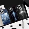 Темное Фэнтези Готика Чехол Для Телефона Для iPhone 17,16,15,14,13,12,11 Plus,Pro Max,XS,Цветной Серебристо-Черный Чехол