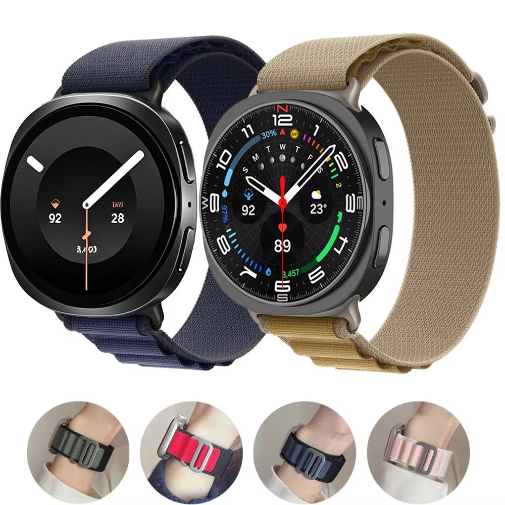 Alpine Loop For Samsung Galaxy Watch 9 8 40mm 44mm Strap Nylon Bracelet Belt Pulseira Correa Galaxy Watch 8 Classic Band 46mm