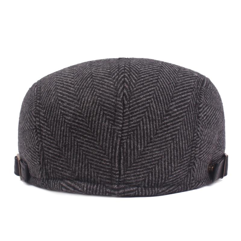 Берет, фуражка для среднего и пожилого возраста, кепки газетчика для мужчин, осенне-зимняя толстая прогрессивная кепка, кепка для старика, шляпа плюща для водителя