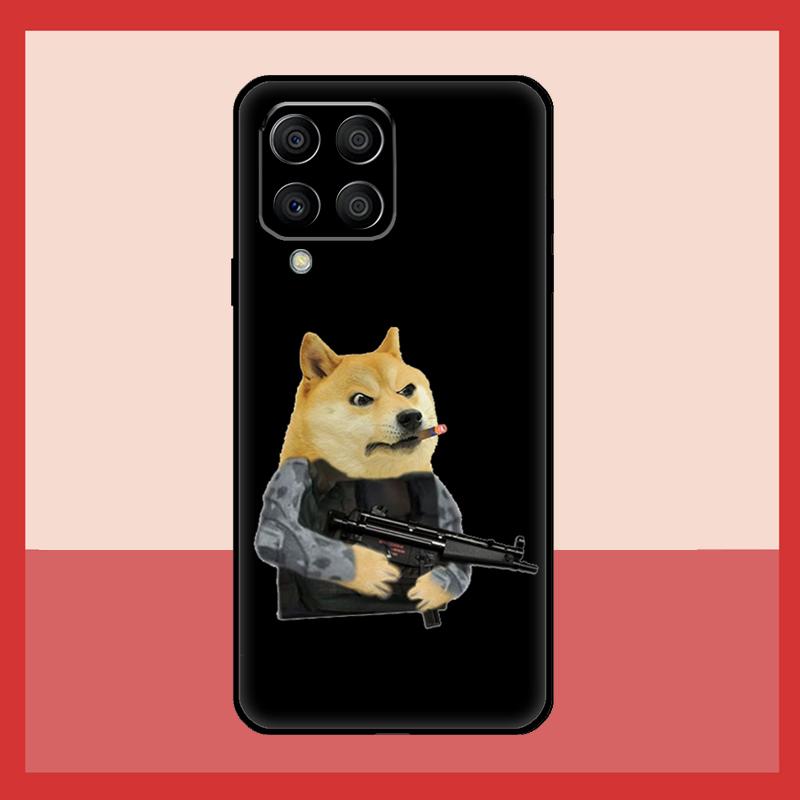 Cheems Doge Meme Funny Doggy Case For Samsung Galaxy M12 M52 M06 M16 M36 M56 M33 M15 M55 M31 M13 M14 M53 M32 M35 M34 M54