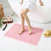 Pvc Bathroom Anti-slip Mat Pad Odorless Shower Long Bath Tub Floor Toilet Water Trap Rug Bathtub Mat with Suction Cups and Drainage Holes Soft On Feet