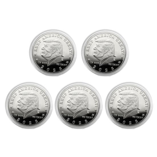 Монета Трампа, президентская сувенирная монета, металлический памятный жетон Keep America, отличный коллекционный подарок для сторонников MAGA/KAG