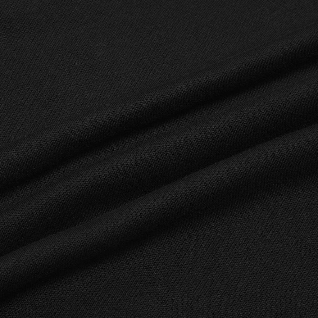 Puma Luxe Color Block Logo Print Fleece Sweatshirt Women Tops Black 530306-01