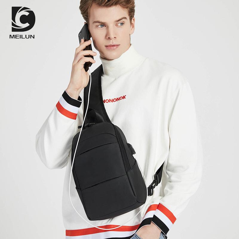 Новая мужская сумка-мессенджер, повседневная мужская сумка, многофункциональная нагрудная сумка, сумка через плечо с косым крестом, небольшой рюкзак, брендовая сумка Tide, мужской рюкзак