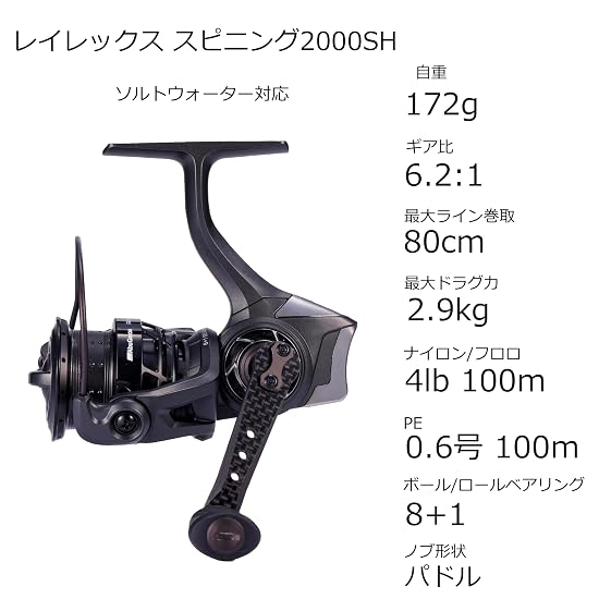 Abu Garcia Reirex Spinning 2000SH Reel