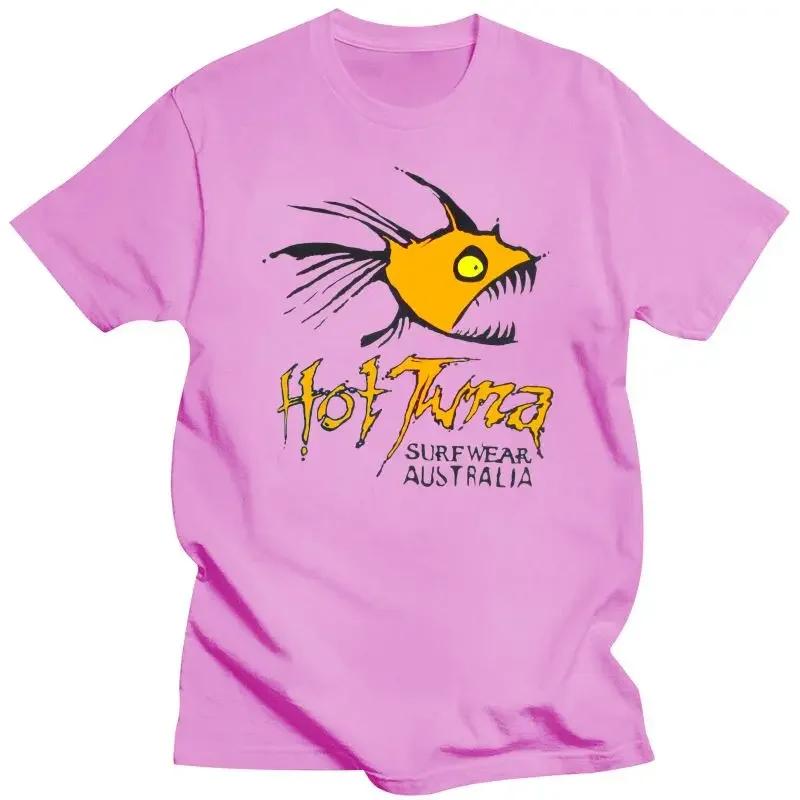 Hot Tuna Print 100% Cotton High Quality Fashion Trend New Spring Summer Men Graphic T Shirts