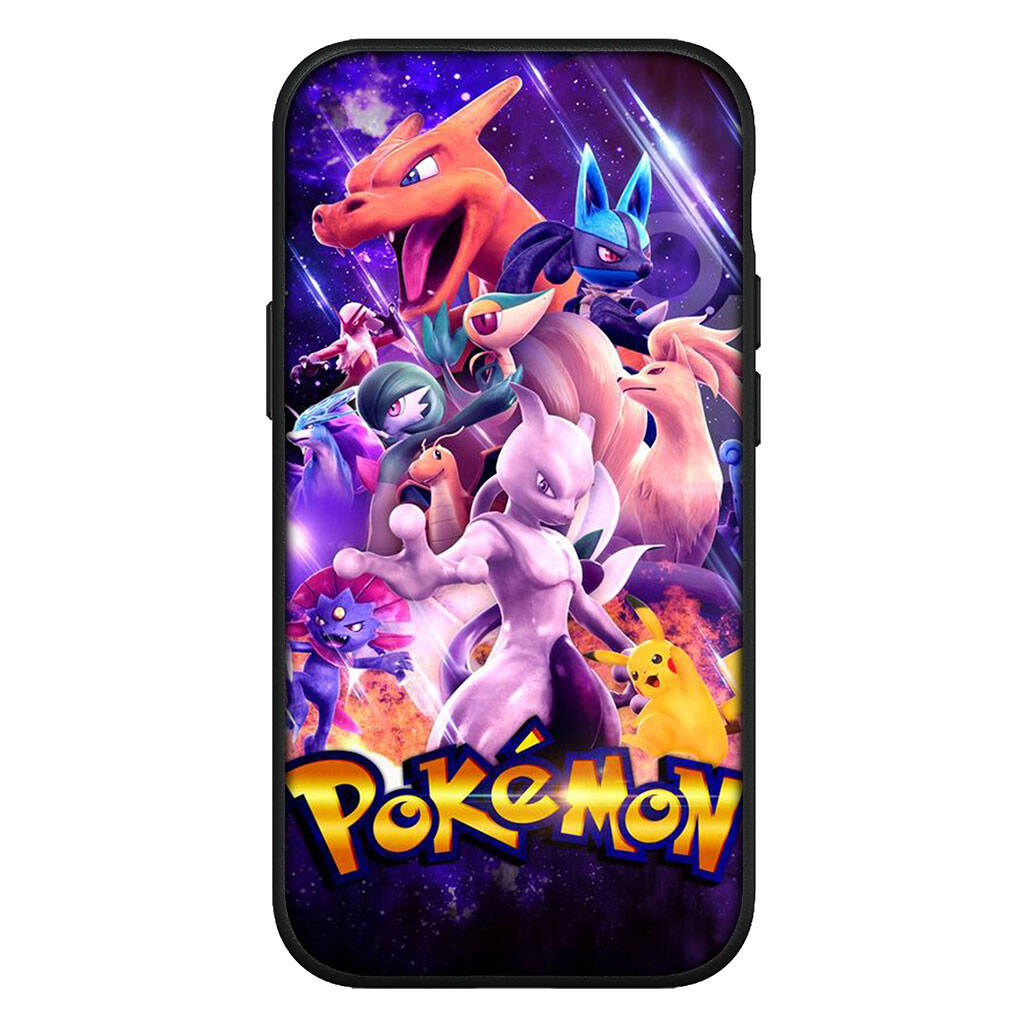 Чехол для iPhone 17 16 15 Xiaomi Poco Redmi Note 14 13 12 11 Pro Max X 9 16e Samsung Galaxy S25 S24 S23 OPPO Huawei Mew Mewtwo Pikachu Чехол для телефона