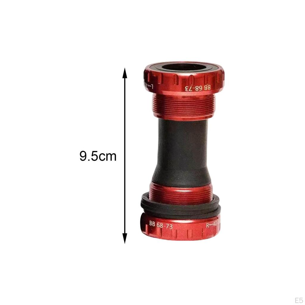 Алюминиевый сплав велосипед BB Тип резьбы шатун Нижний кронштейн 68-73 мм Цепное колесо для