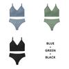 CINOON 3Pcs/Lot Women Bra Set Sexy Seamless Thong Low Waist Panties Wire Free Bra Bralette Lingerie Brassiere Female Underwear Set