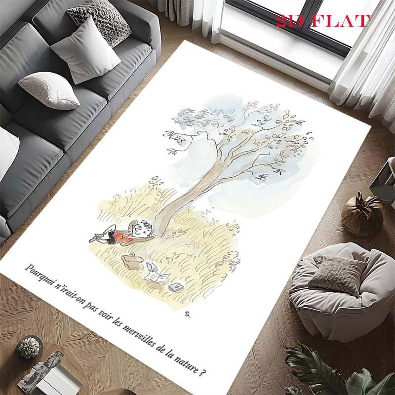 Krtek Carpet Rug for Living Room Bedroom Home Sofa Decoration,Kids play Nonslip Floor Mat