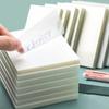 Transparent Sticky Notes with Scrapes Stickers Sticky Simple and High-value Note Paper for Student Office Stationery
