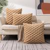Woven Snowflake Velvet Pillow Cover Comfortable Pillow core protection  Living Room