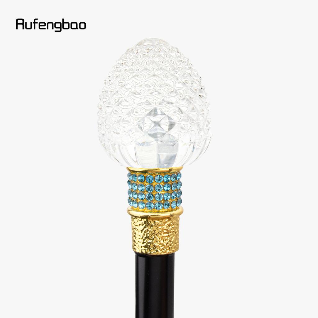 Прозрачный стеклянный шар Золотисто-зеленый сплав Волшебные палочки для девочек Палочка принцессы для ходьбы Косплей Свадьба День рождения 92 см