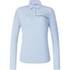 Женская модная удобная рубашка-поло с длинным рукавом серии Golf, устойчивая к УФ-лучам, топ, послеполуденный синий A11W445217F-LB