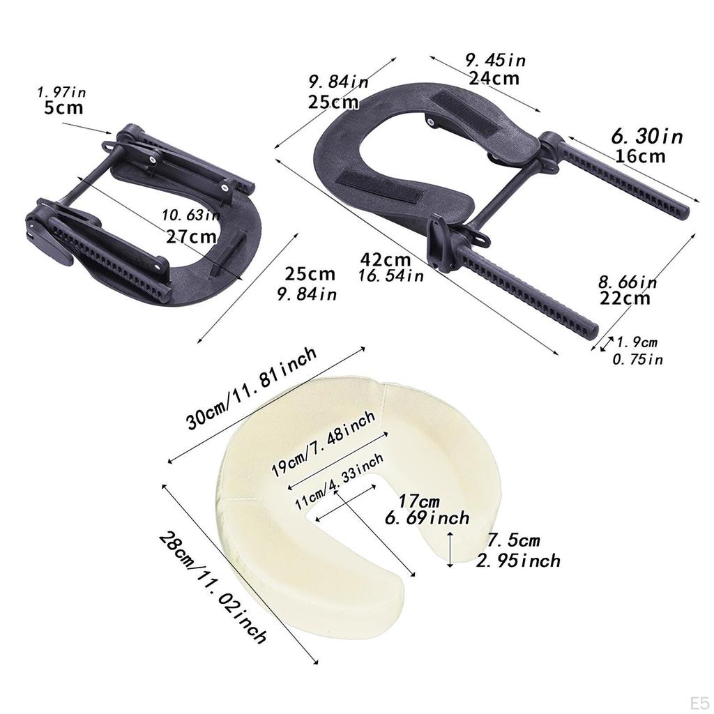 Подушка для лица для массажного стола, регулируемое оборудование, универсальная и подлокотник для шеи