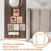 Набор из 10 миниатюрных рамок из натурального дерева для DIY кукольного домика и крафт-проектов
