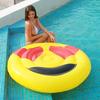 New Smiley Face Inflatable Ride-on Pool Float For Adults Eco-friendly Pvc Material Trendy Design