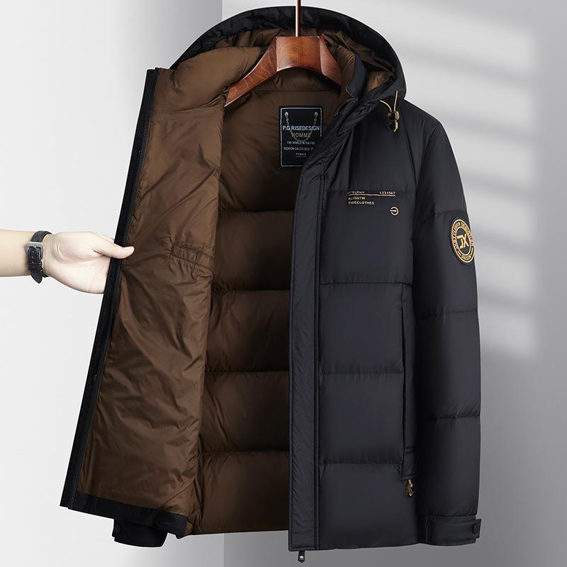 Пуховик мужской Bread Coat Зимний новый повседневный утолщенный теплый пуховик Мужская одежда