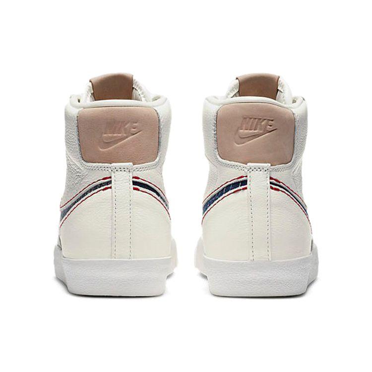 Denham x Nike Blazer Mid Sail Унисекс Кроссовки Кремовый Полуночно-темно-синий Summit-White CU8054-100