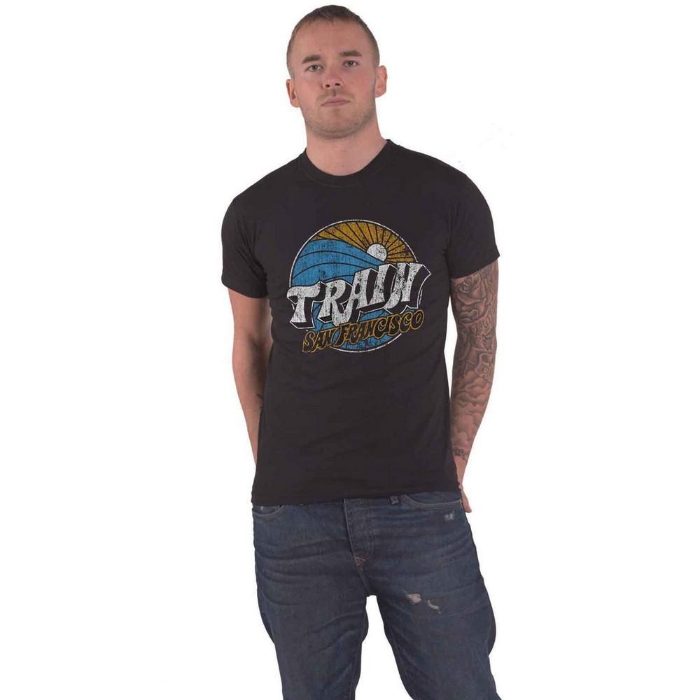 Train Unisex Adult Wave Cotton T-Shirt