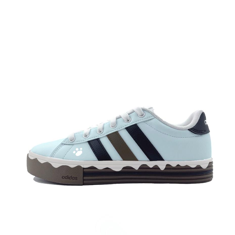 Adidas Daily 4.0 Abrasion Resistant Low top Skateboard Shoes Unisex Blue JR0077(Team641-)