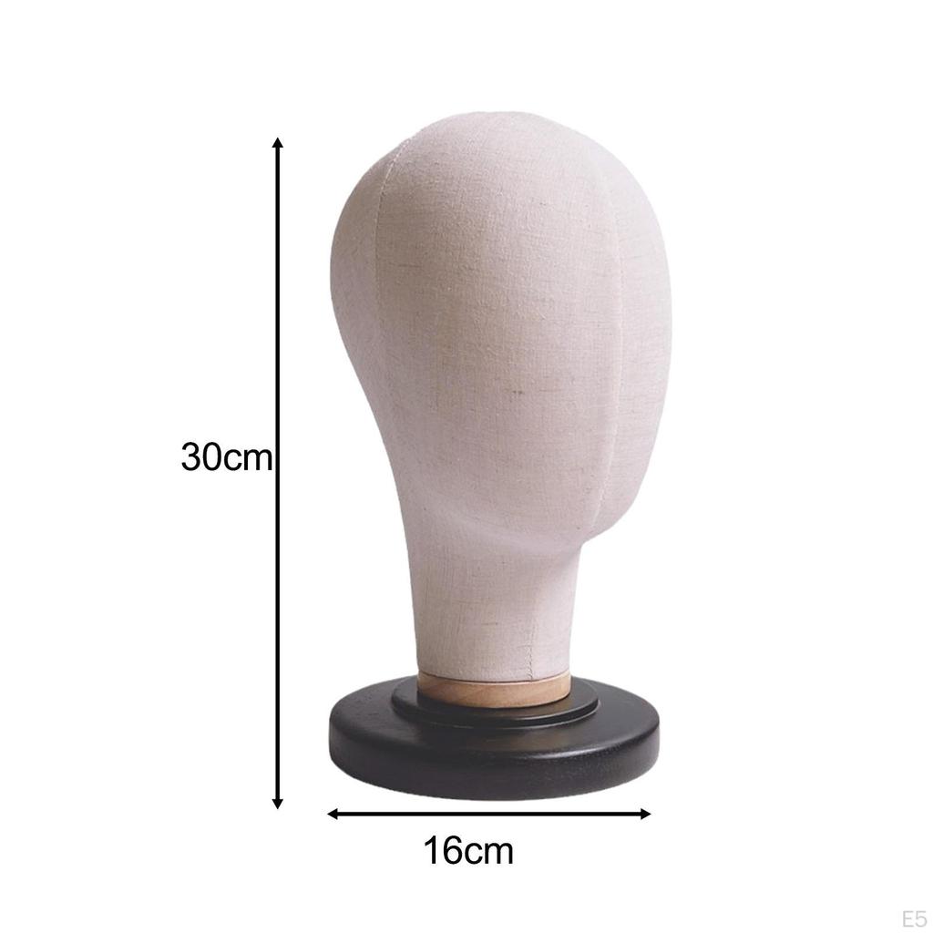 Mannequin Head Model Wig Hat Display Stand Holder 54cm Multifunctional Sturdy Manikin for
